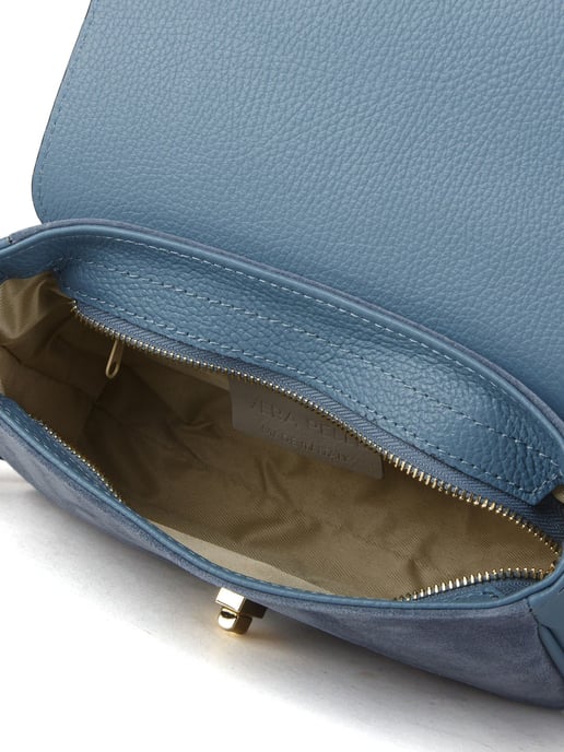 Giulia Monti Schultertasche Stahlblau - Image 4