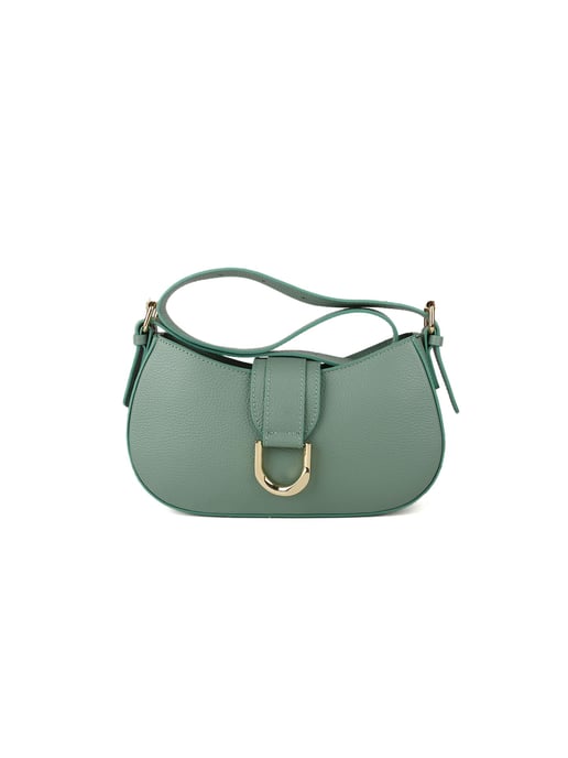 Giulia Monti Schultertasche Hellgrün - Image 1