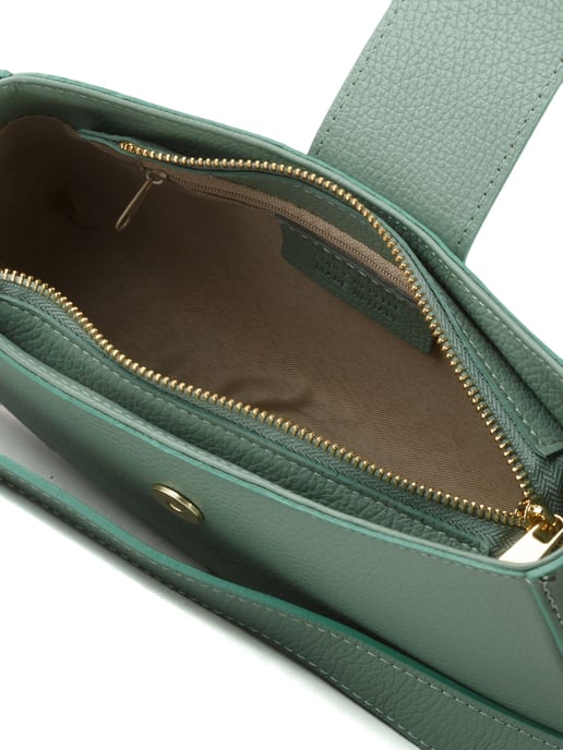 Giulia Monti Schultertasche Hellgrün - Image 4