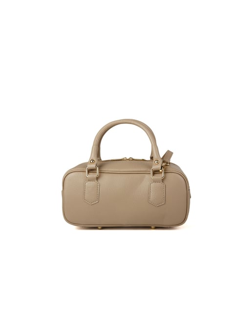 Giulia Monti Schultertasche Grau Beige - Image 1