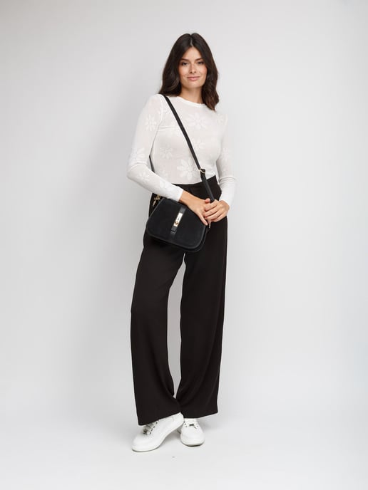 Giulia Monti Schultertasche Schwarz - Image 5