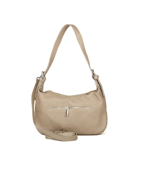 Giulia Monti Umhängetasche Grau Beige - Image 3