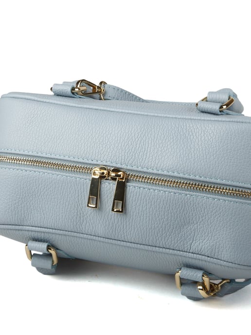 Giulia Monti Schultertasche Himmelblau - Image 4