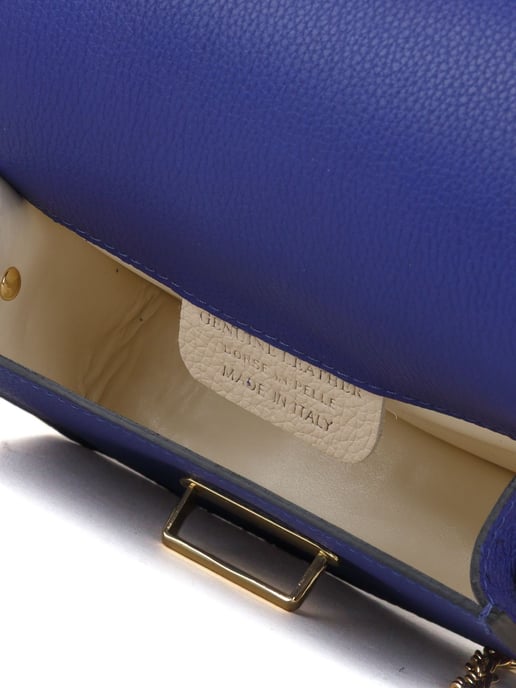 Giulia Monti Schultertasche/Tasche für die Taille Klassisches Blau - Image 4