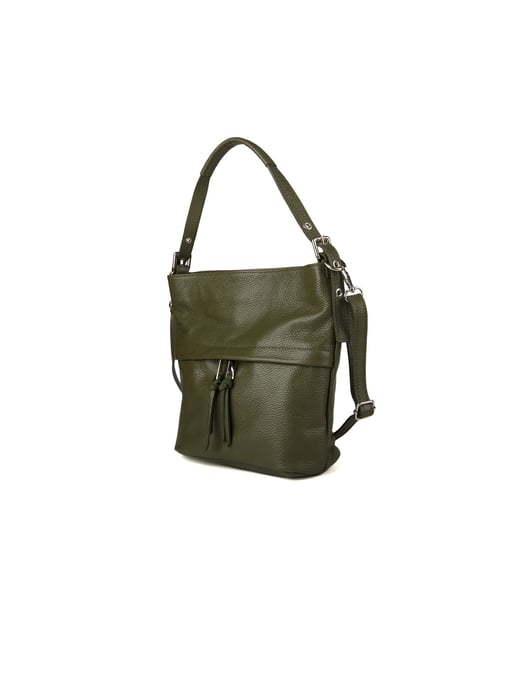 Giulia Monti Schultertasche Militärgrün - Image 2