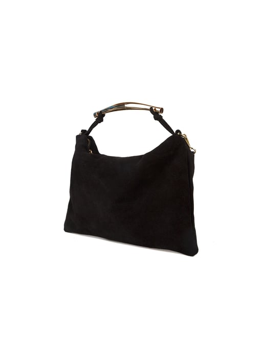 Giulia Monti Schultertasche Schwarz - Image 2