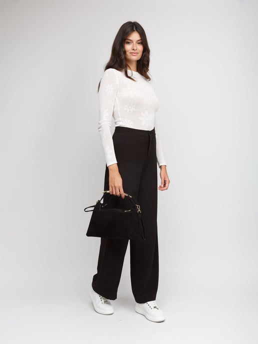 Giulia Monti Schultertasche Schwarz - Image 5
