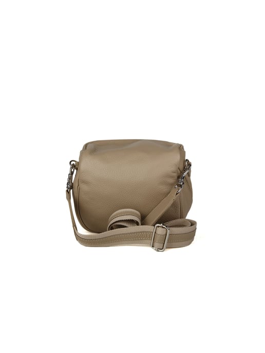 Giulia Monti Schultertasche Grau Beige - Image 3