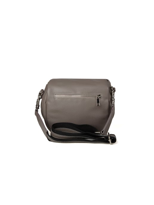 Giulia Monti Schultertasche Grau Braun - Image 3