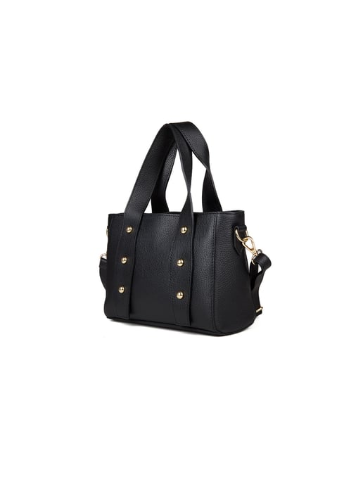 Giulia Monti Schultertasche Schwarz - Image 2