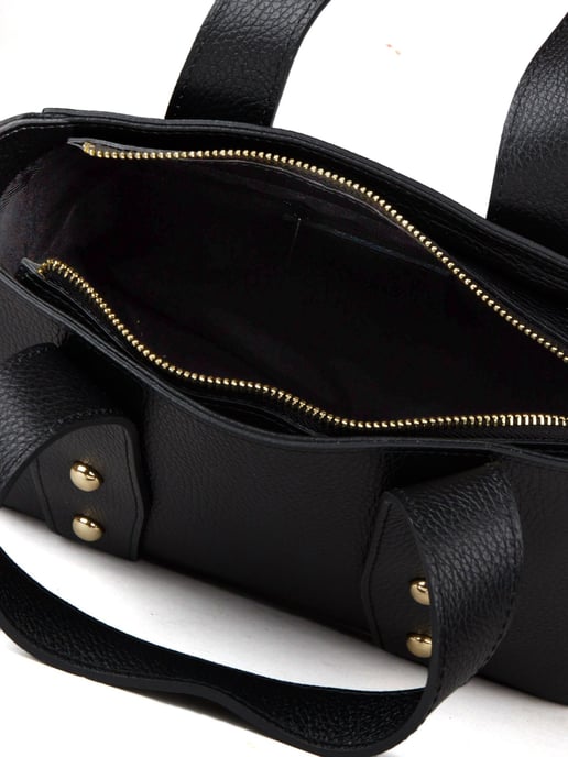 Giulia Monti Schultertasche Schwarz - Image 3
