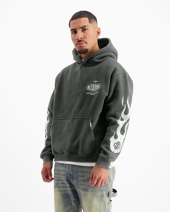 Black Bananas Mono Flame Kapuzenpullover, - Image 2