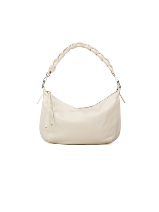 Giulia Monti Schultertasche Hellbeige - Image 1