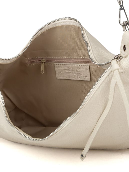 Giulia Monti Schultertasche Hellbeige - Image 4