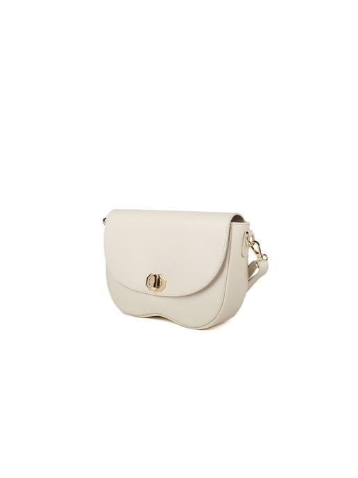 Giulia Monti Schultertasche Hellbeige - Image 2