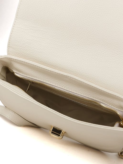 Giulia Monti Schultertasche Hellbeige - Image 4