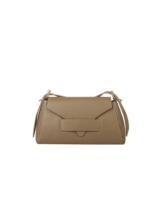 Giulia Monti Schultertasche Hellgrau - Image 1
