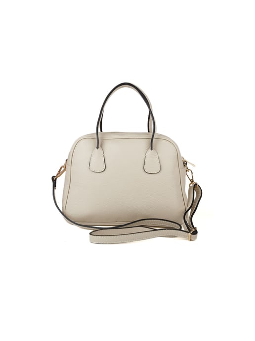 Giulia Monti Schultertasche Hellbeige - Image 3