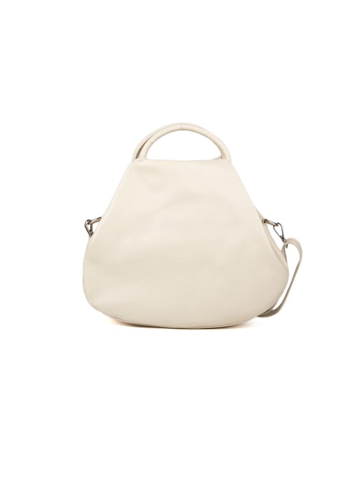 Giulia Monti Schultertasche Hellbeige - Image 1