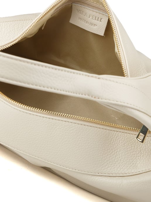 Giulia Monti Schultertasche Hellbeige - Image 4