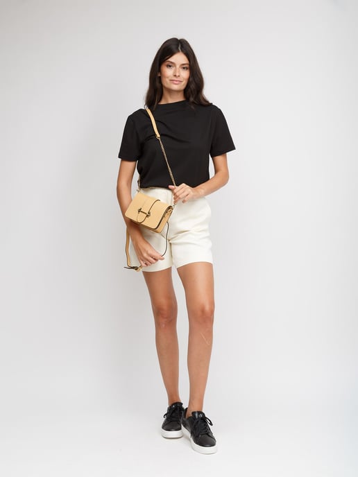 Giulia Monti Schultertasche/Ta Tasche Beige - Image 5