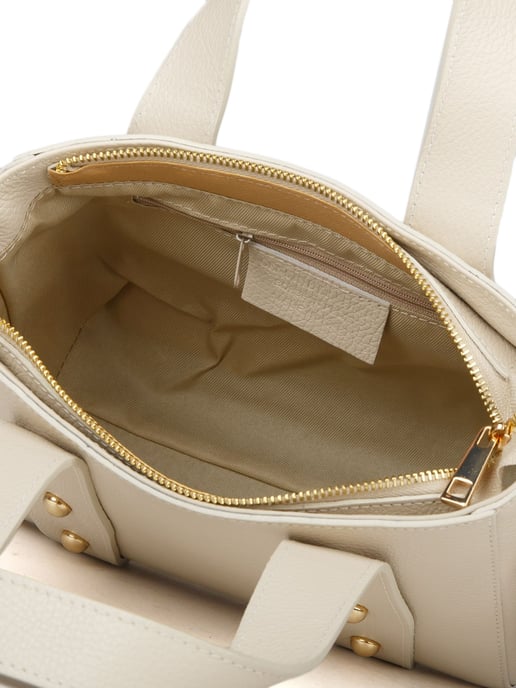 Giulia Monti Schultertasche Hellbeige - Image 4