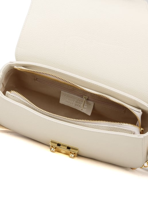 Giulia Monti Schultertasche Hellbeige - Image 4