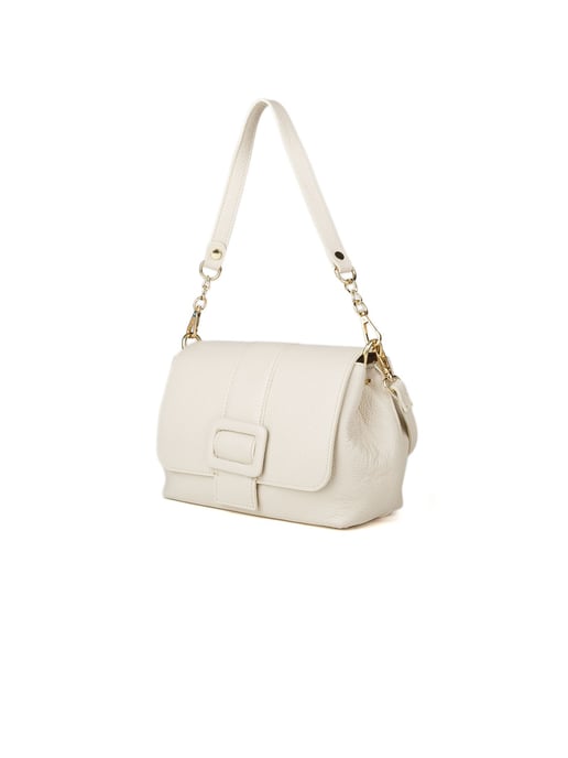 Giulia Monti Schultertasche Hellbeige - Image 2