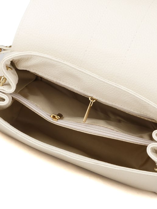 Giulia Monti Schultertasche Hellbeige - Image 4