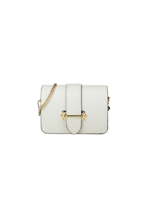 Giulia Monti Schultertasche/Tasche für die Taille Hellbeige - Image 1