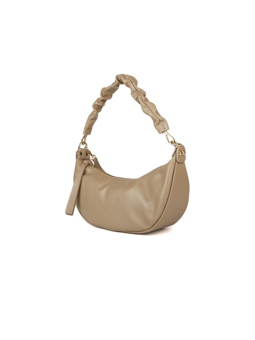 Giulia Monti Schultertasche Hell Taupe - Image 2