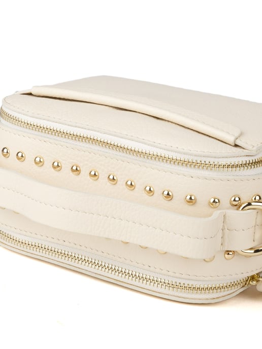 Giulia Monti Schultertasche Hellbeige - Image 4