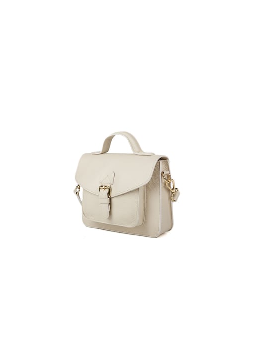 Giulia Monti Schultertasche Hellbeige - Image 2