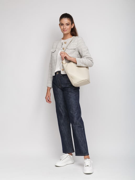 Giulia Monti Umhängetasche Hellbeige - Image 5