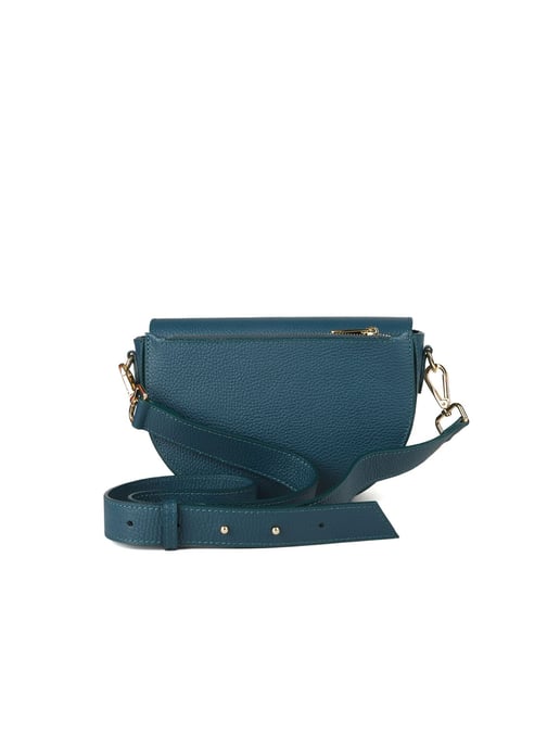 Giulia Monti Schultertasche Dunkel Türkis - Image 3