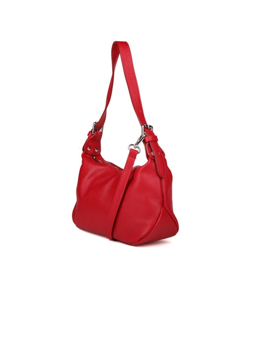 Giulia Monti Schultertasche Dunkelrot - Image 2