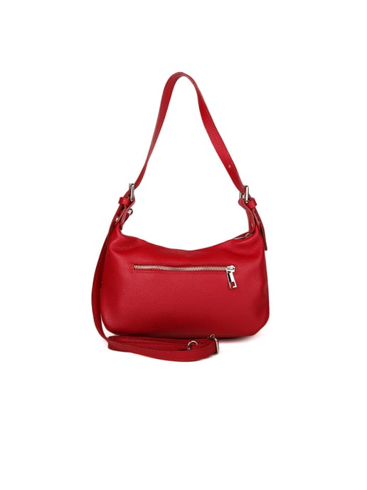Giulia Monti Schultertasche Dunkelrot - Image 3