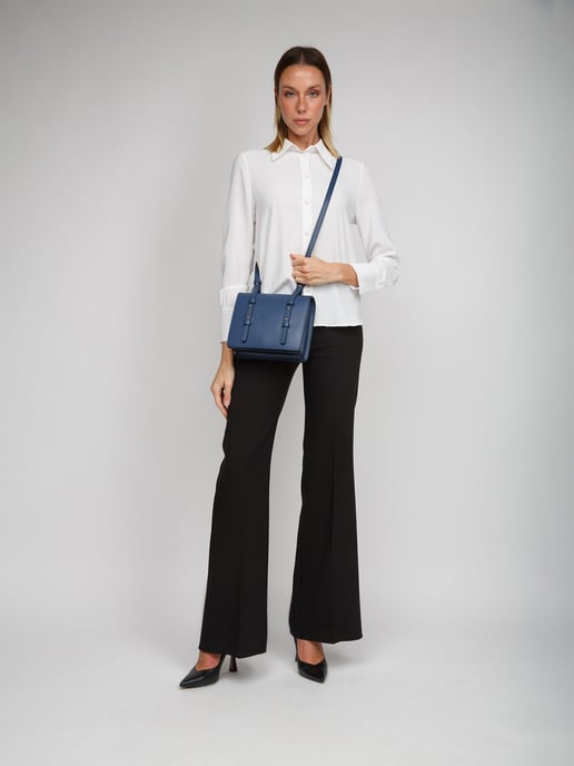 Giulia Monti Schultertasche Königsblau - Image 5
