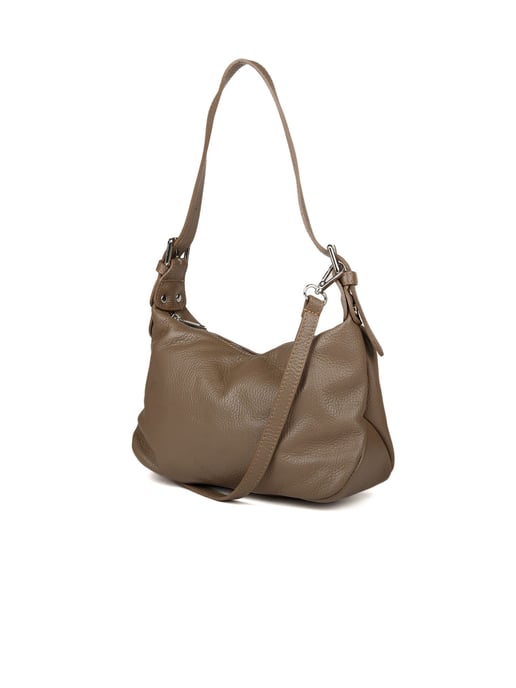 Giulia Monti Schultertasche Taupe - Image 2