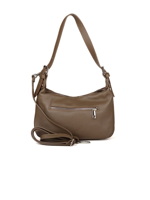 Giulia Monti Schultertasche Taupe - Image 3