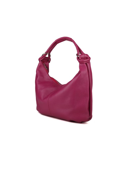 Giulia Monti Schultertasche Dunkel Fuchsia - Image 2