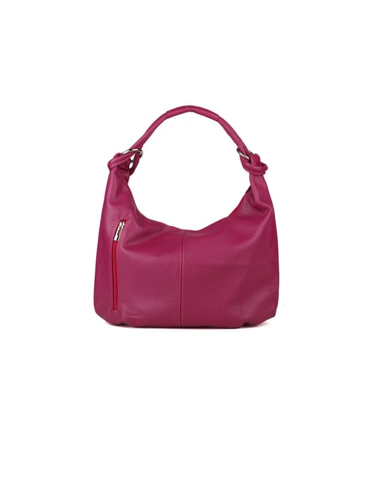 Giulia Monti Schultertasche Dunkel Fuchsia - Image 3