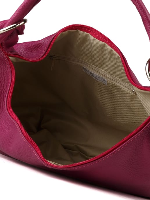 Giulia Monti Schultertasche Dunkel Fuchsia - Image 4