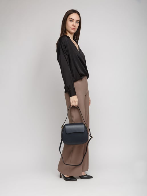 Giulia Monti Schultertasche Nachtblau - Image 5
