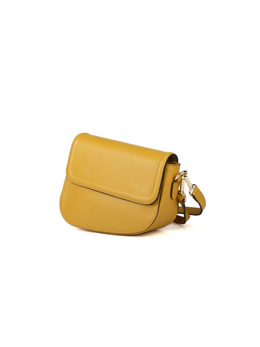 Giulia Monti Schultertasche Senfgelb - Image 2