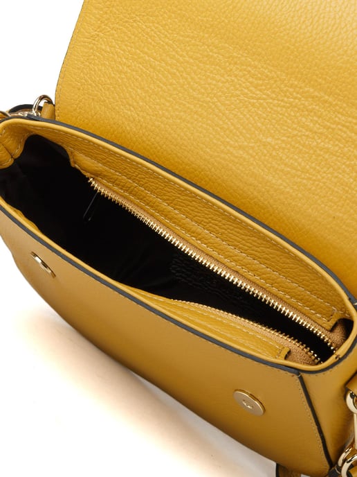 Giulia Monti Schultertasche Senfgelb - Image 4