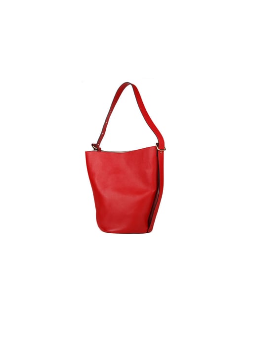 Giulia Monti Schultertasche Klassisches Rot - Image 2