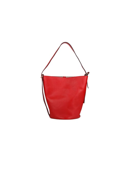 Giulia Monti Schultertasche Klassisches Rot - Image 3
