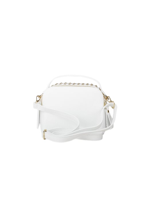 Giulia Monti Schultertasche Weiß - Image 3