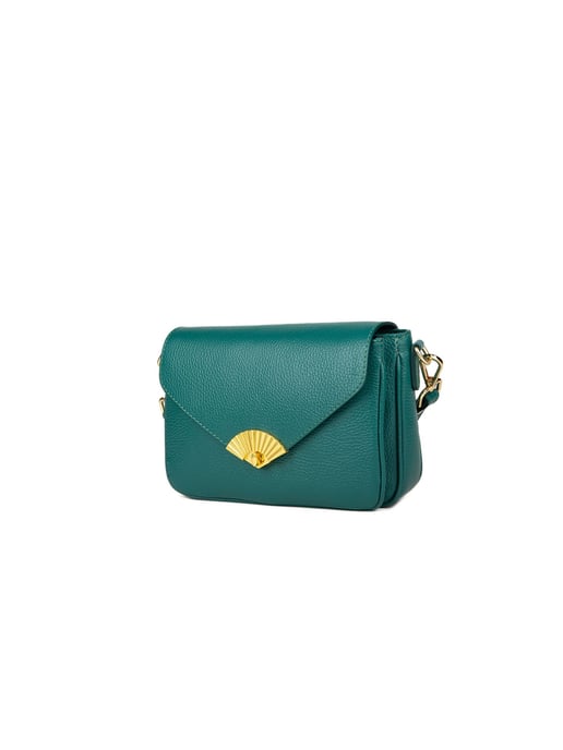 Giulia Monti Schultertasche Dunkel Teal - Image 2